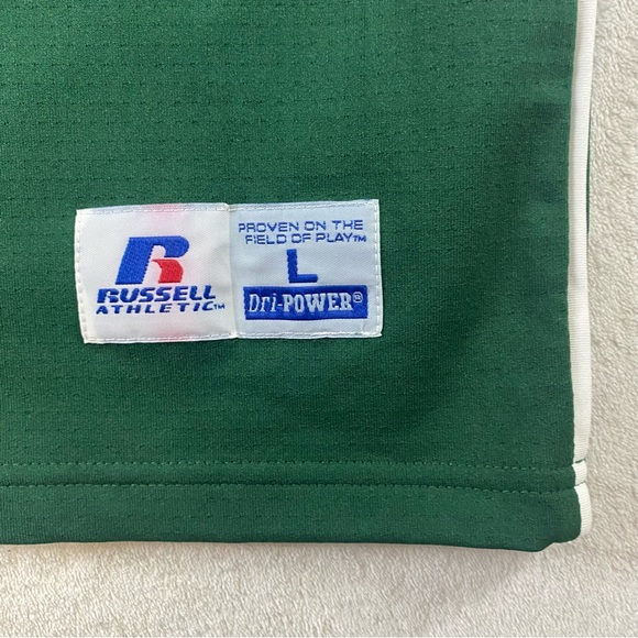 Waynflete Russell Athletic 1/4 Zip Green Pull Over Sweater - Picture 4 of 9